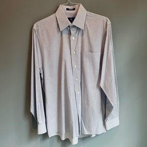 Calvin Klein Men’s Cotton Button-down Dress Shirt Size L